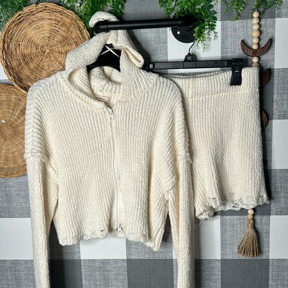 Sweater and Shorts Set